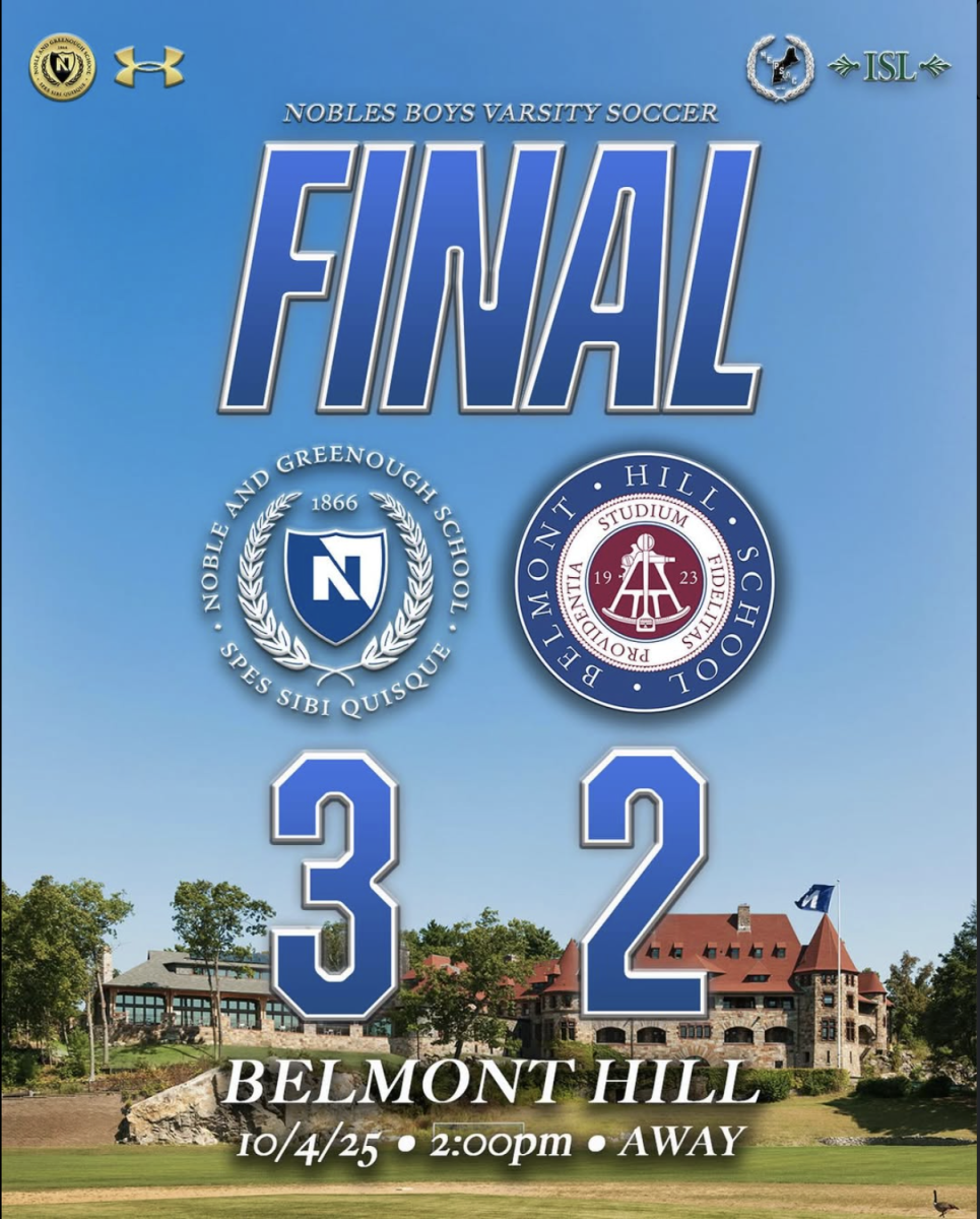 Boys Varsity Soccer Takes the #1 spot in the ISL after Defeating Belmont Hill