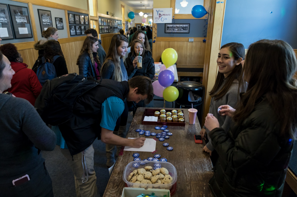 Club Fair picture of the former Young Democrats clubs (from 2017) 