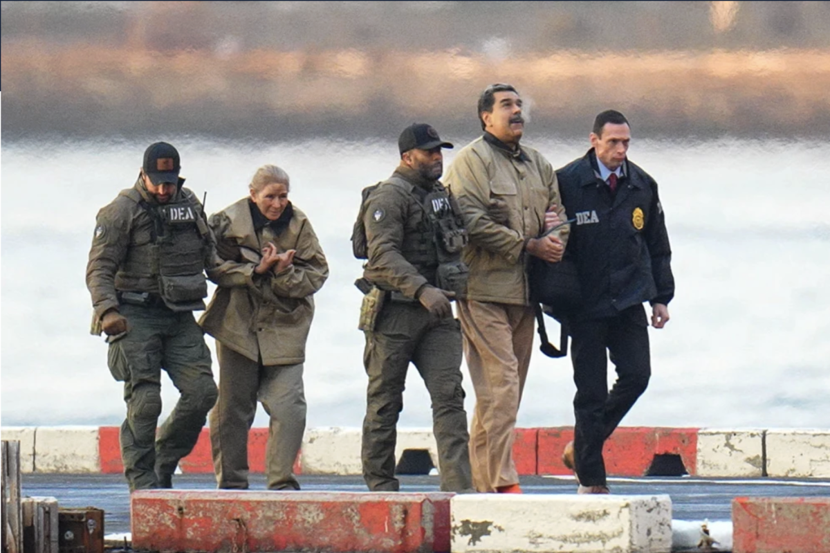 Nicolás Maduro and his wife, Cilia Flores landing in New York