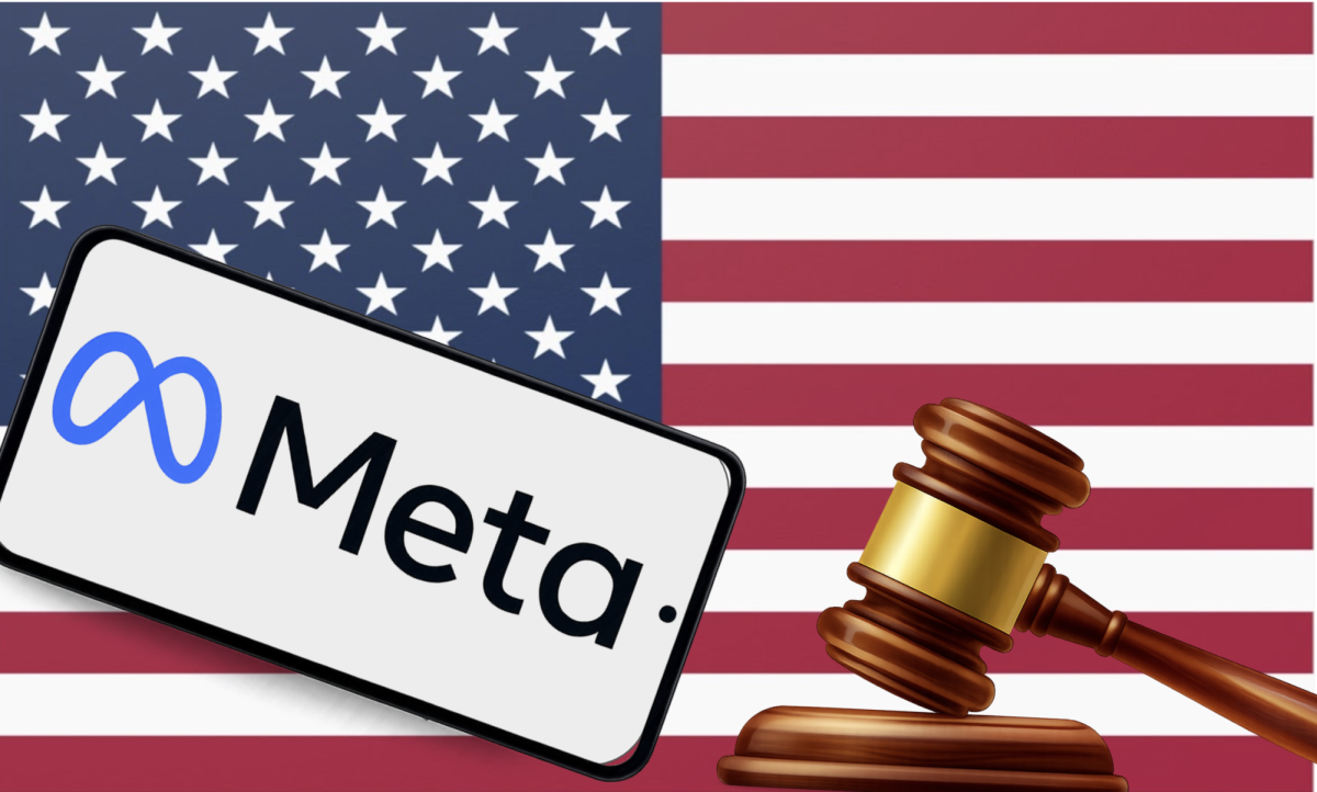 Graphic to illustrate the United States v. Meta court case