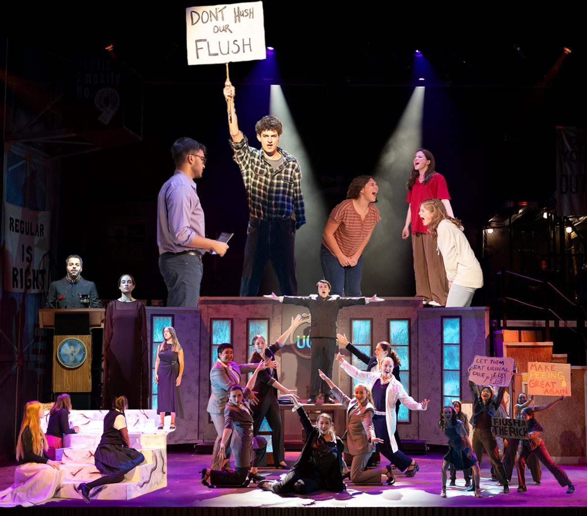 Collage of past NTC productions