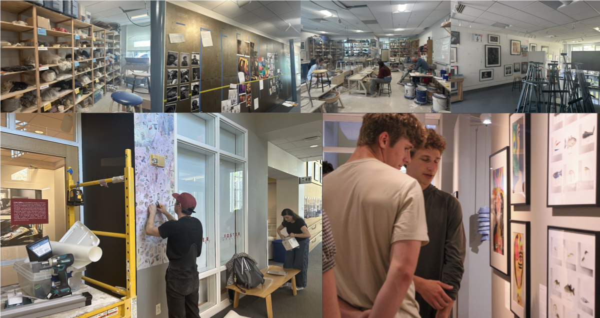 Scenes from the preparation and presentation of the 2026 AP Art Show