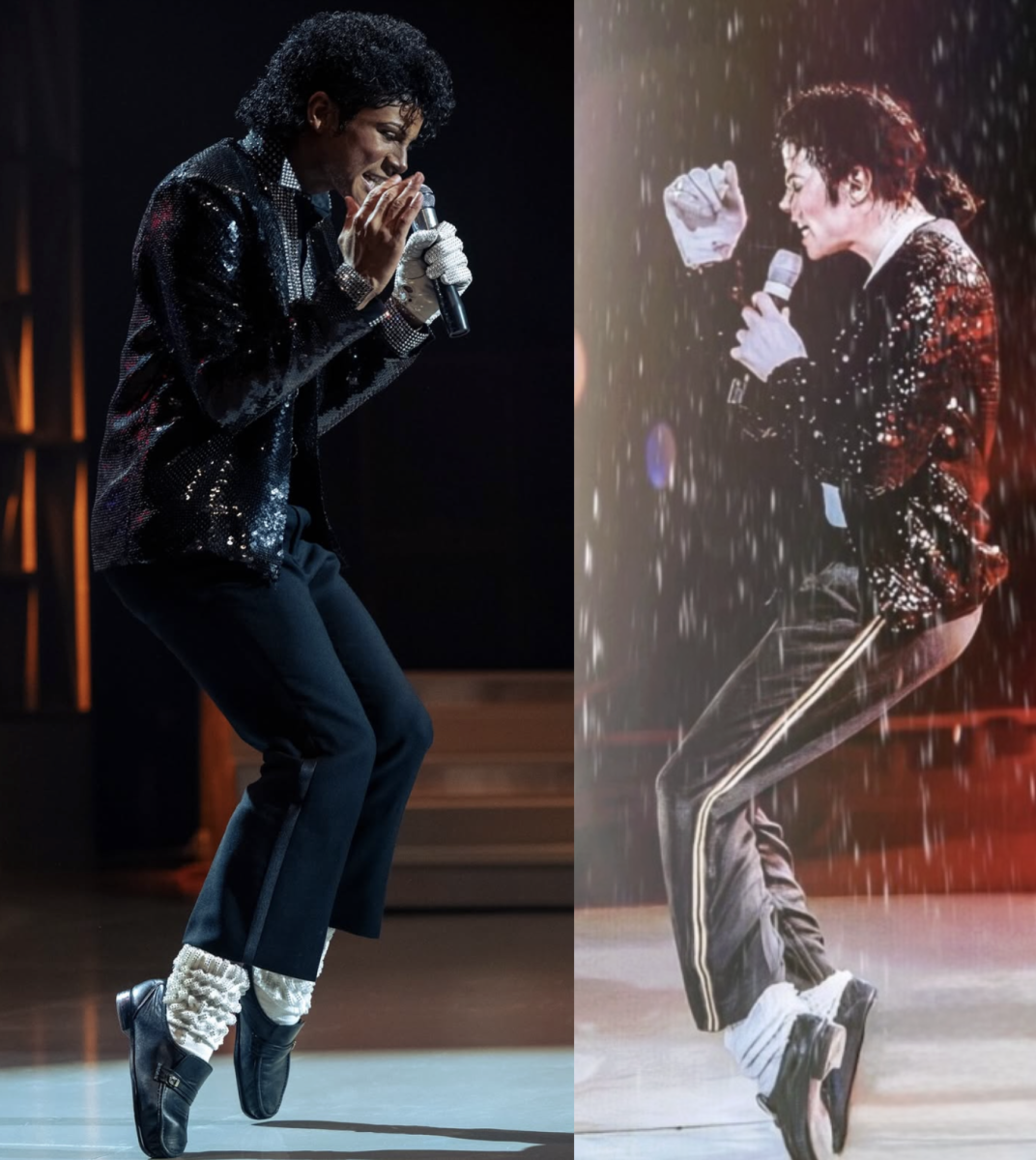 Actor Jaafar Jackson imitating Michael Jackson’s Toe Stand in his new movie "Michael"