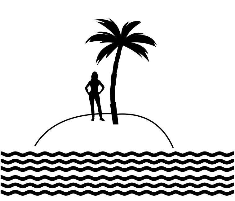 When You Find Yourself Alone on an Island....